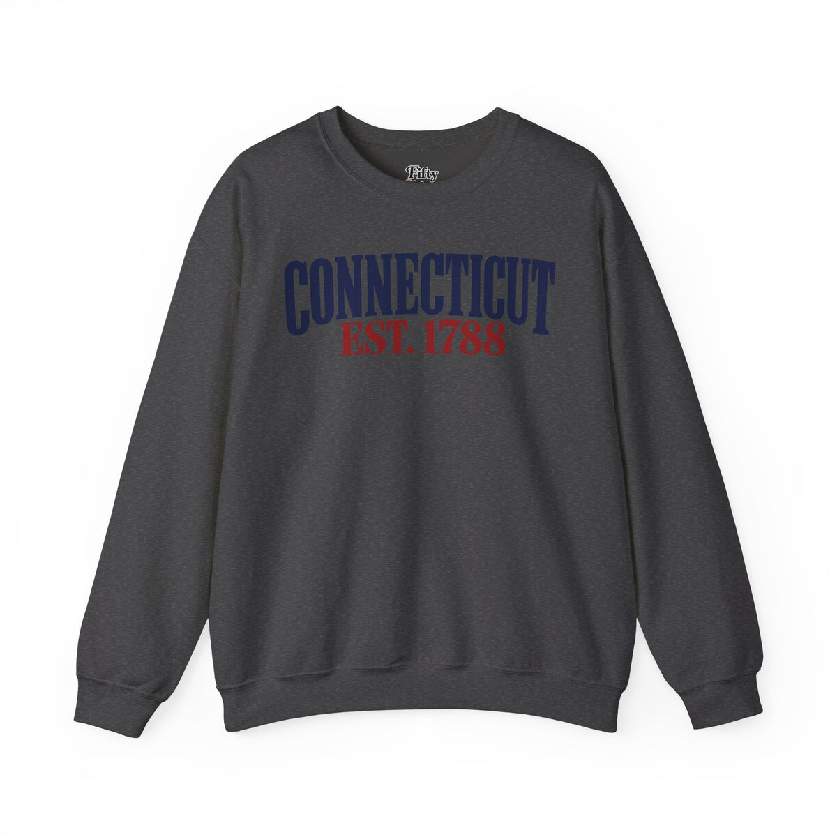 Connecticut EST 1788 Unisex Crewneck Sweatshirt State Name Graphic