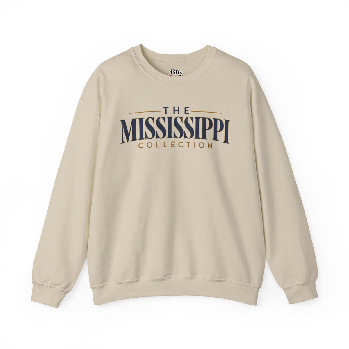 The Mississippi Collection Unisex Crewneck Sweatshirt State Name Graphic