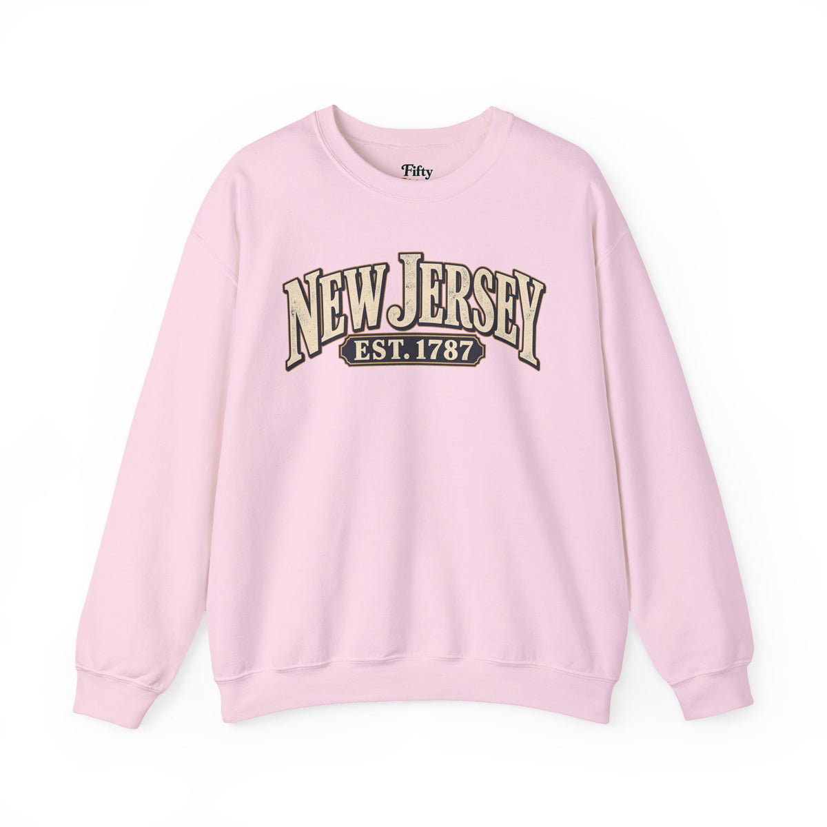 New Jersey Est 1787 Unisex Crewneck Sweatshirt State Name Graphic