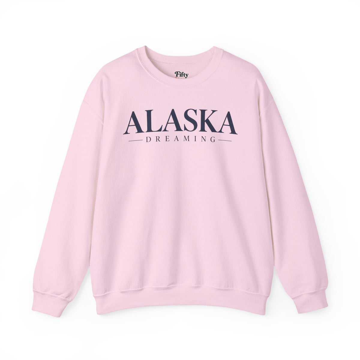 Alaska Dreaming Unisex Crewneck Sweatshirt State Name Graphic