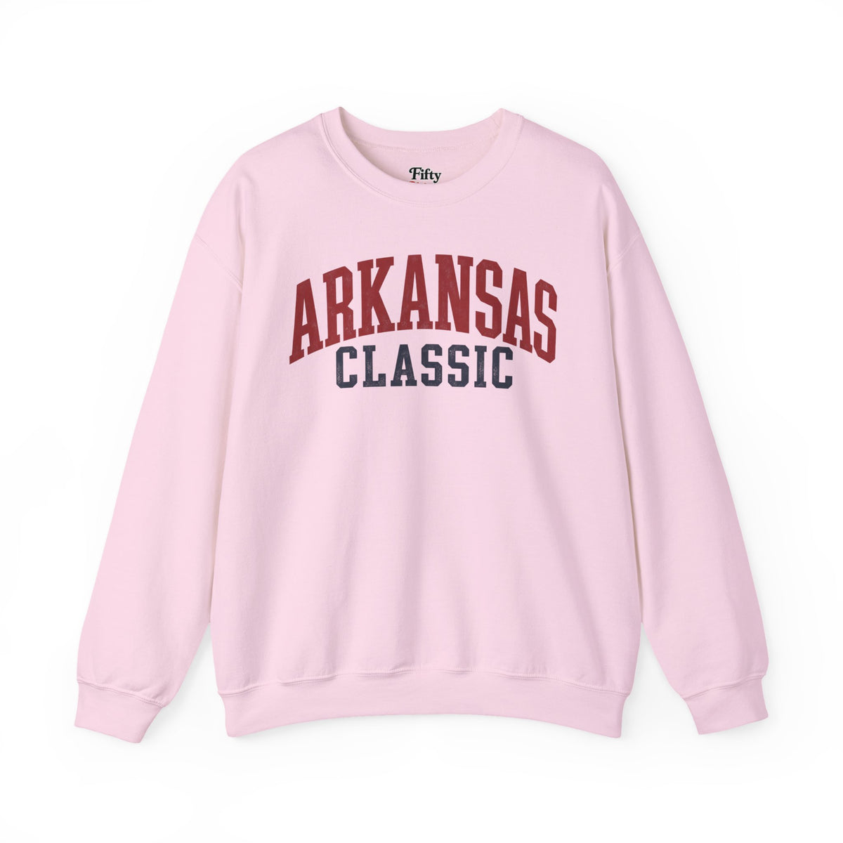 Arkansas Classic Unisex Crewneck Sweatshirt State Name Graphic