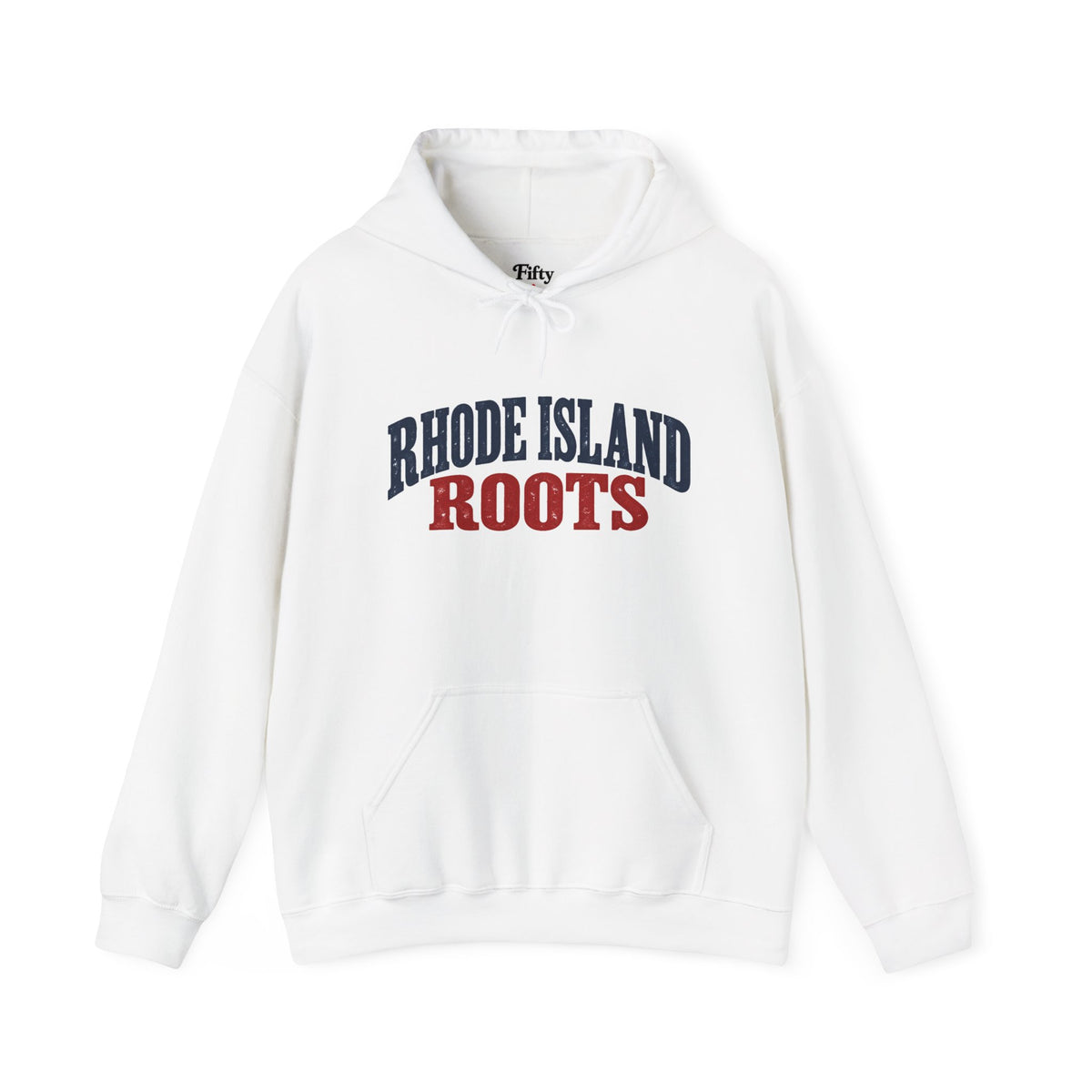 Rhode Island Roots Unisex Hoodie State Name Graphic