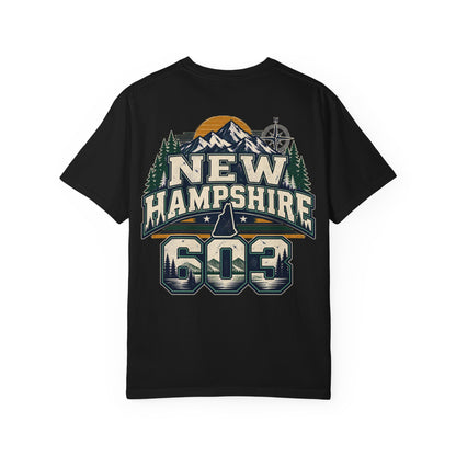 New Hampshire 603 Unisex Comfort Color 1717 Streetwear Graphic Tee