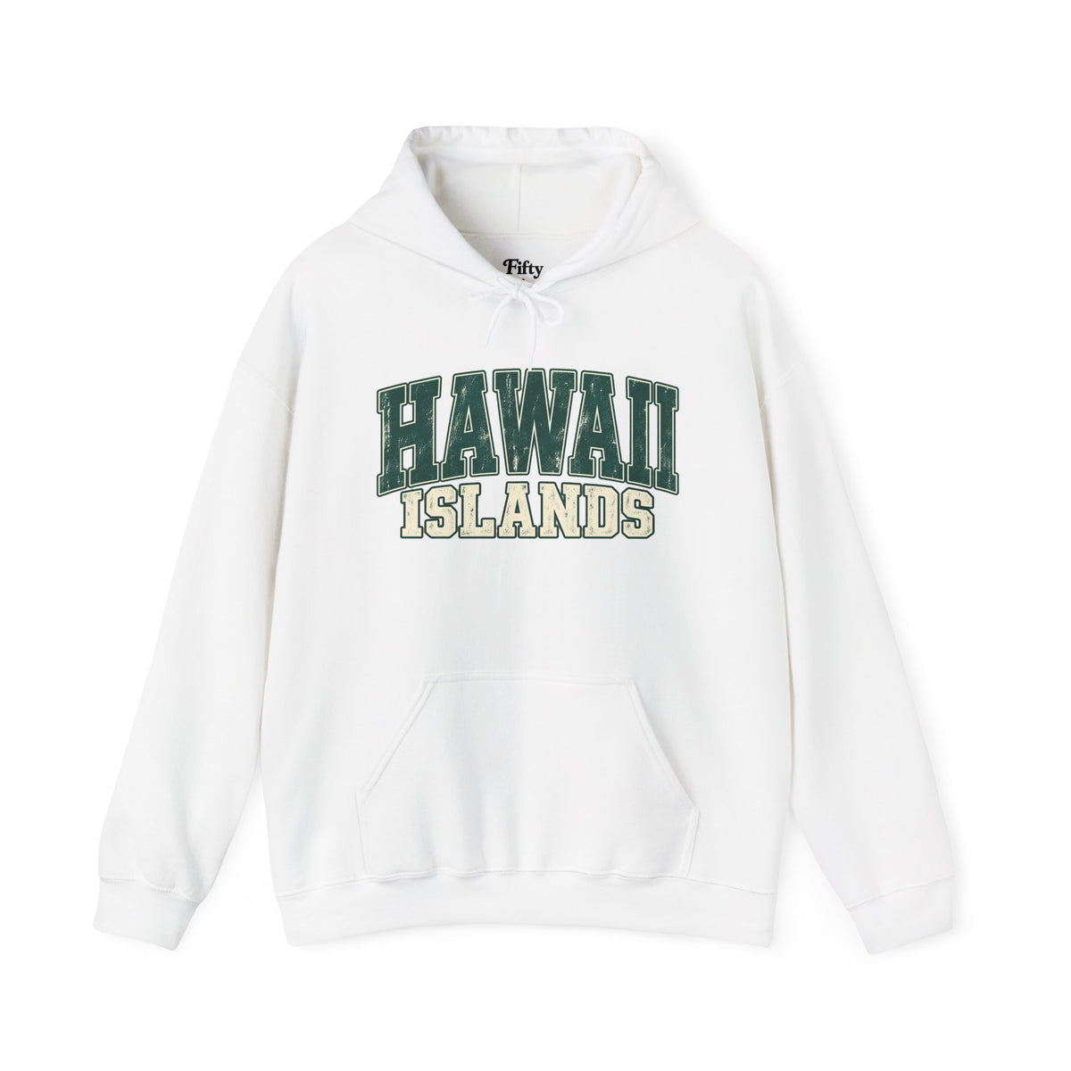 Hawaii Islands Unisex Hoodie State Name Graphic