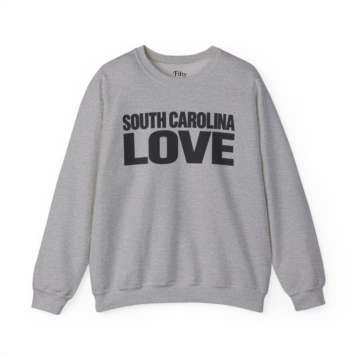 South Carolina Love Unisex Crewneck Sweatshirt State Name Graphic