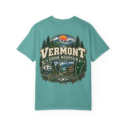 Vermont Green Mountain Club Unisex Comfort Color 1717 Streetwear Graphic Tee
