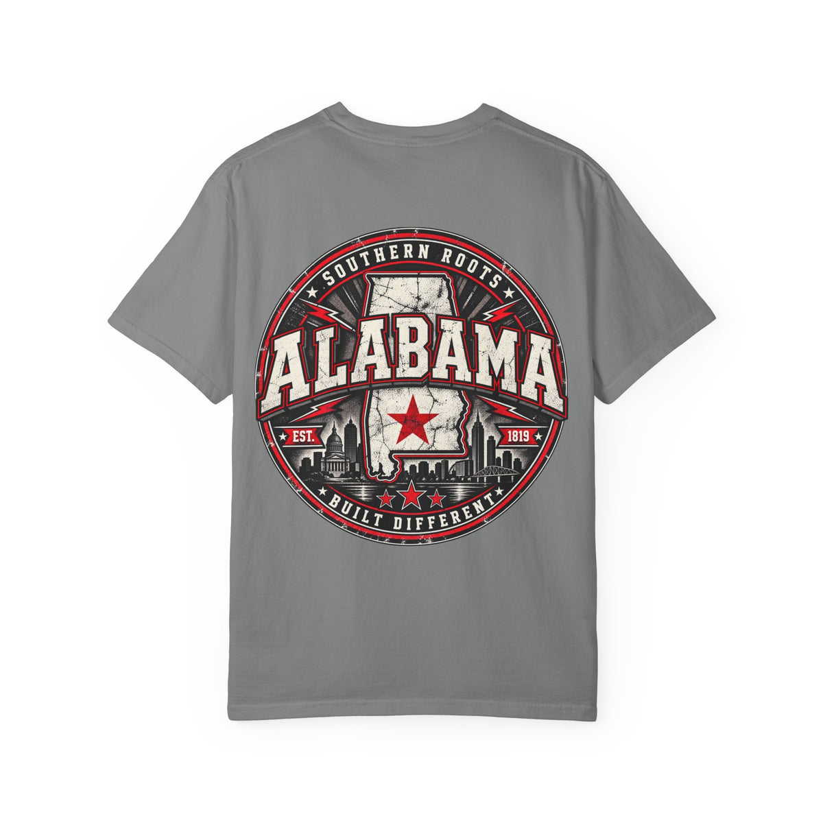 Alabama Urban Badge Unisex Comfort Color 1717 Streetwear Graphic Tee