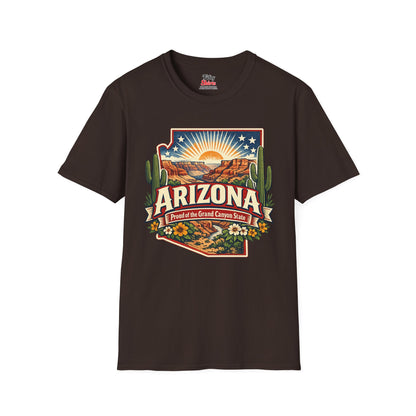 Arizona State Pride Unisex Softstyle T Shirt State Pride Graphic Tee Collections FS03
