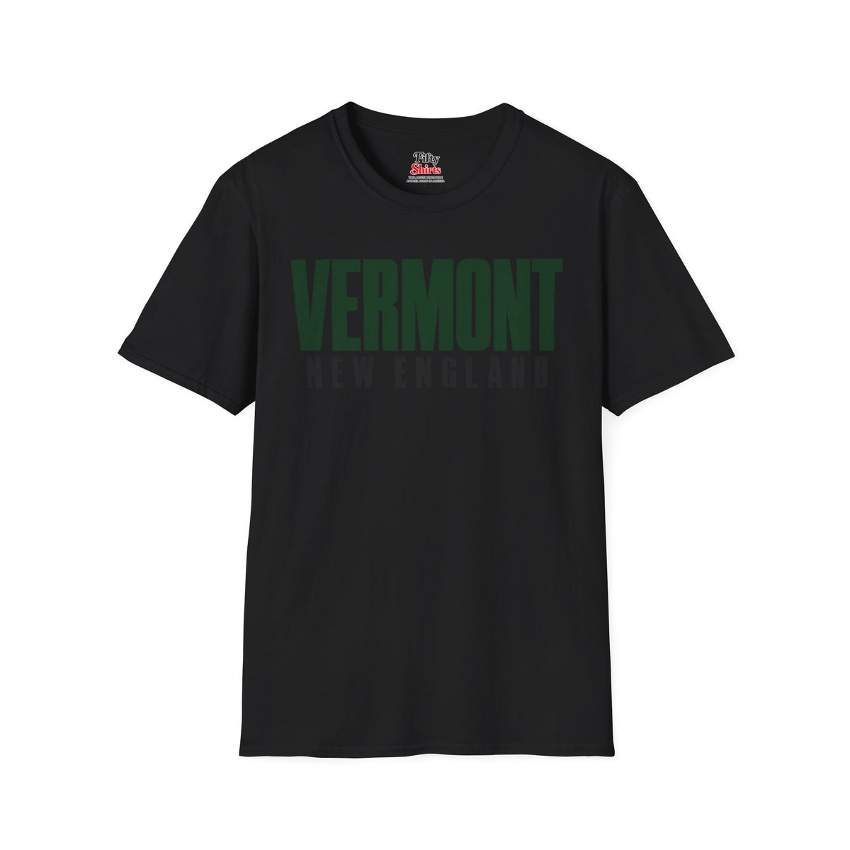 Vermont New England Unisex Softstyle T Shirt State Name Graphic Tee