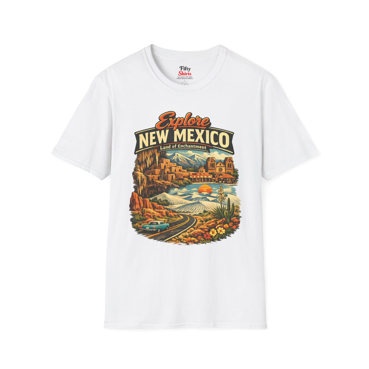Explore New Mexico Unisex Softstyle T Shirt State Pride Graphic Tee Collections FS03