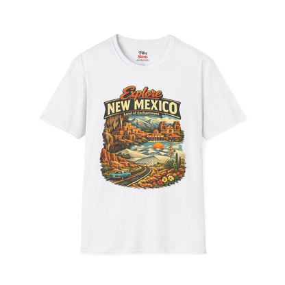 Explore New Mexico Unisex Softstyle T Shirt State Pride Graphic Tee Collections FS03