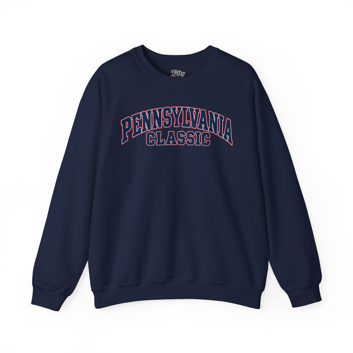 Pennsylvania Classic Unisex Crewneck Sweatshirt State Name Graphic