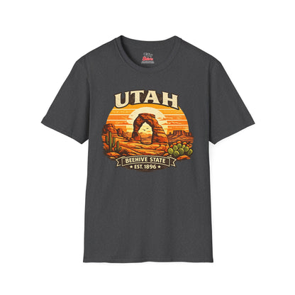 Utah Desert Sunset Unisex Softstyle T Shirt State Pride Graphic Tee Collections FS03