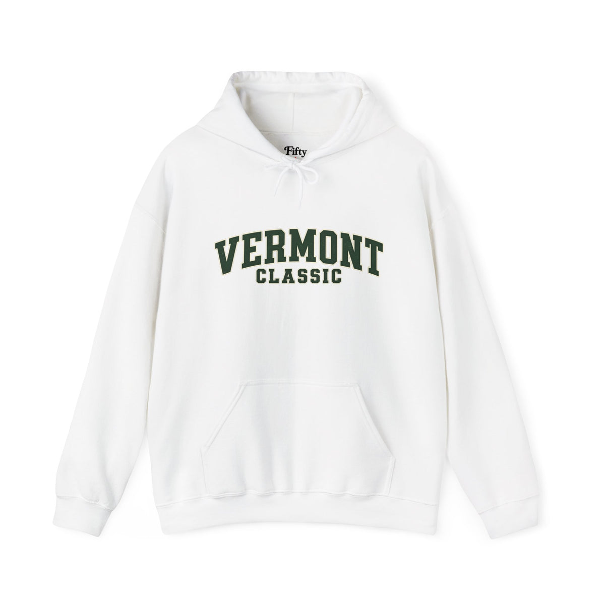 Vermont Classic Unisex Hoodie State Name Graphic