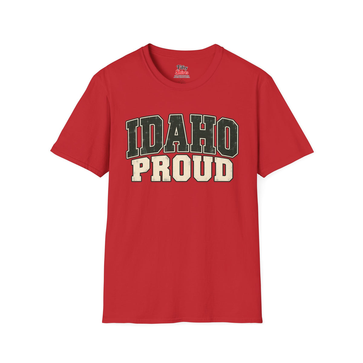 Idaho Proud Unisex Softstyle T Shirt State Name Graphic Tee