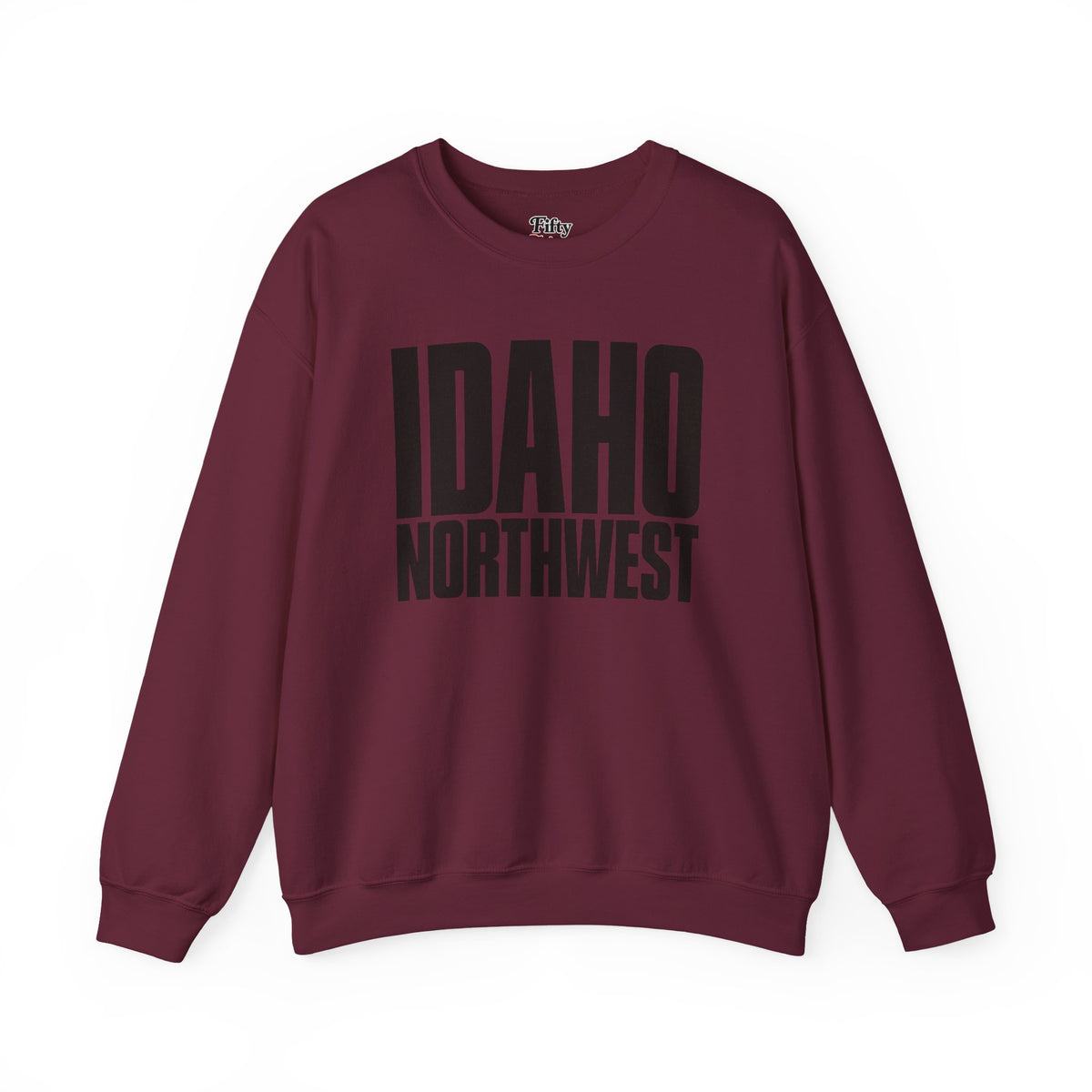 Idaho Northwest Unisex Crewneck Sweatshirt State Name Graphic