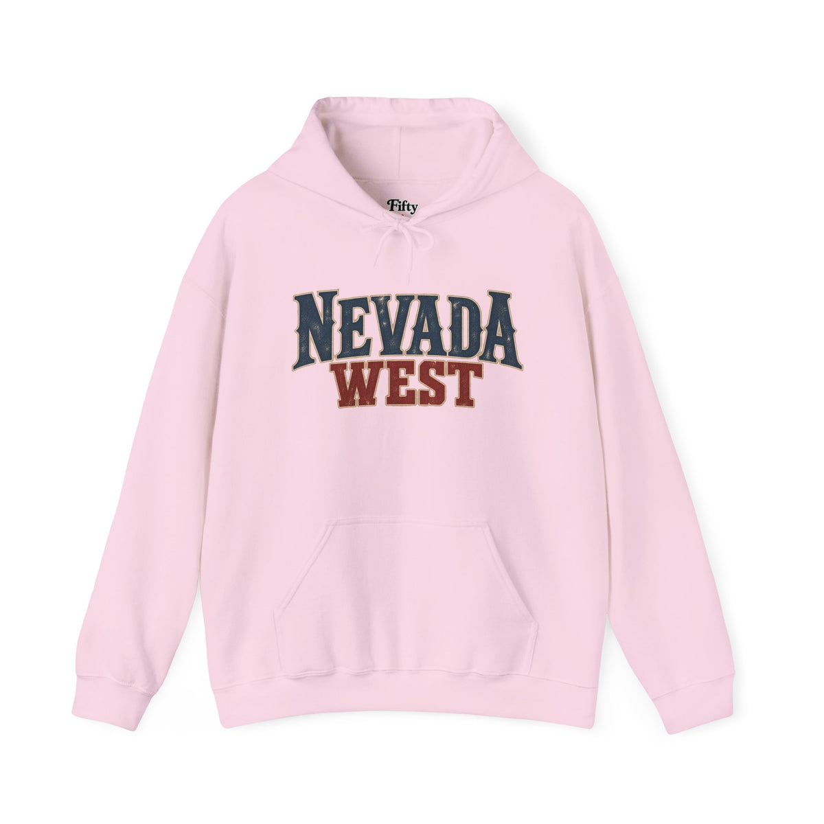 Nevada West Unisex Hoodie State Name Graphic
