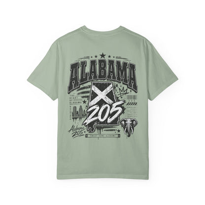 Alabama 205 Unisex Comfort Color 1717 Streetwear Graphic Tee