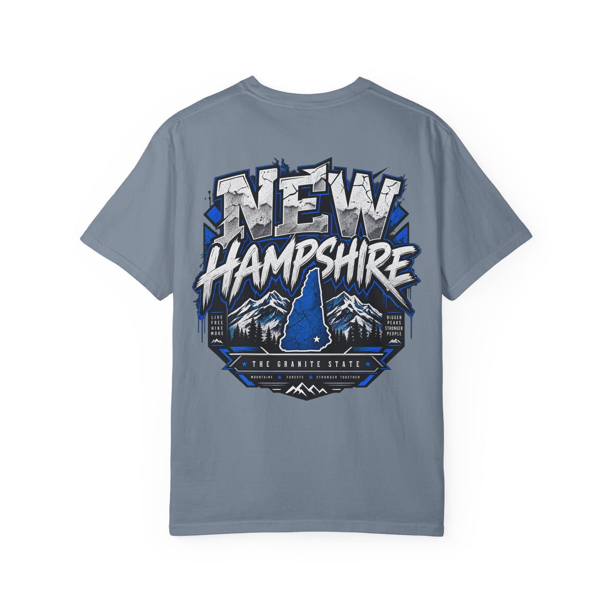 New Hampshire Mountain Club Unisex Comfort Color 1717 Streetwear Graphic Tee