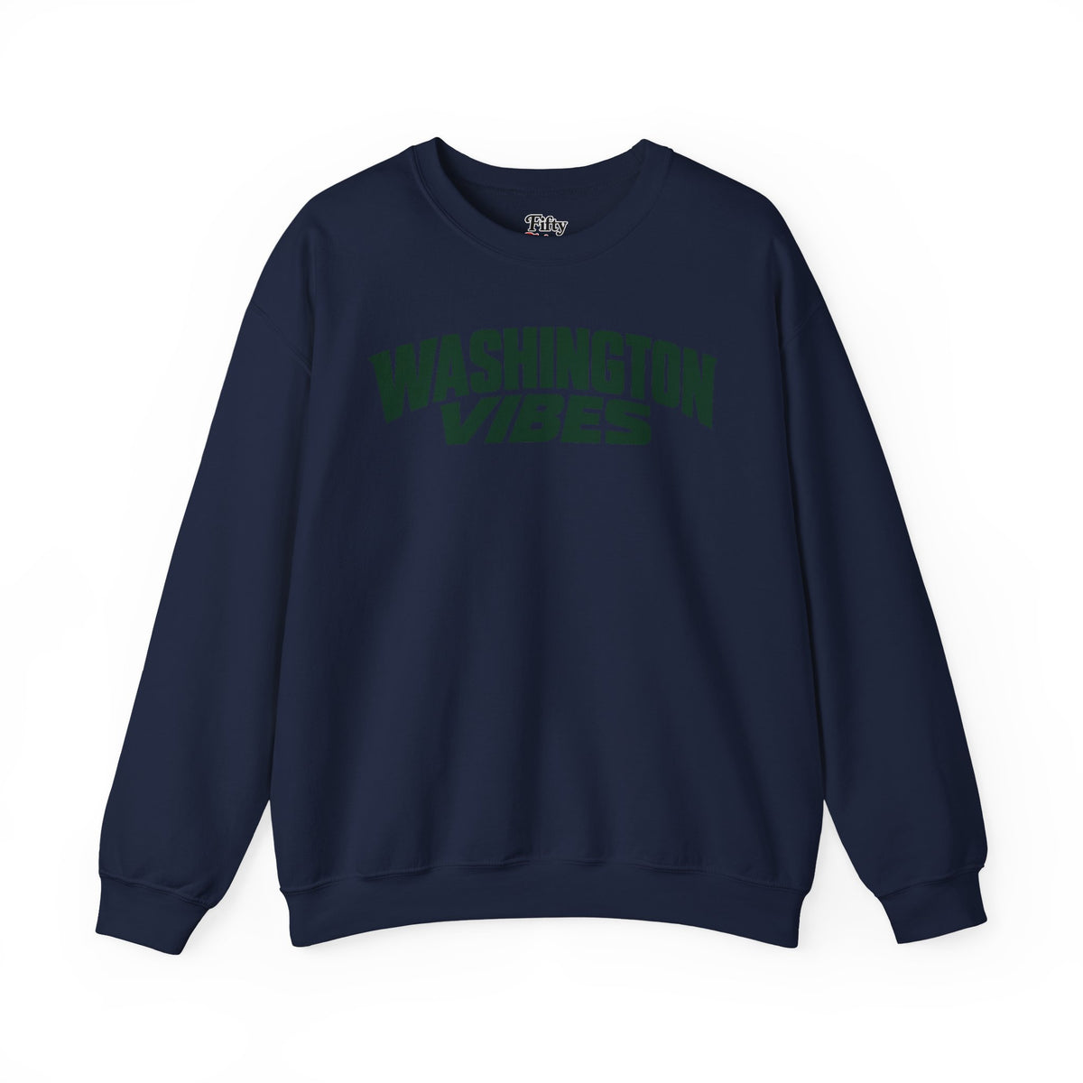 Washington Vibes Unisex Crewneck Sweatshirt State Name Graphic