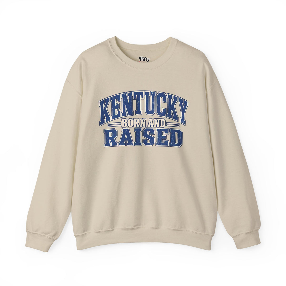 Kentucky Born and Raised Bluegrass Unisex Sweatshirt Graphic