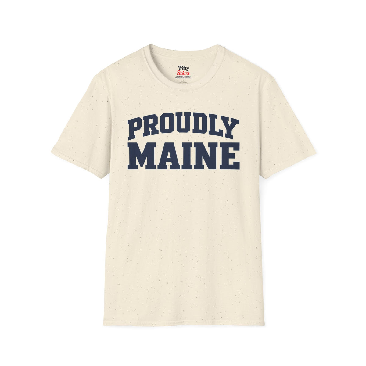 Proudly Maine Unisex Softstyle T Shirt State Name Graphic Tee