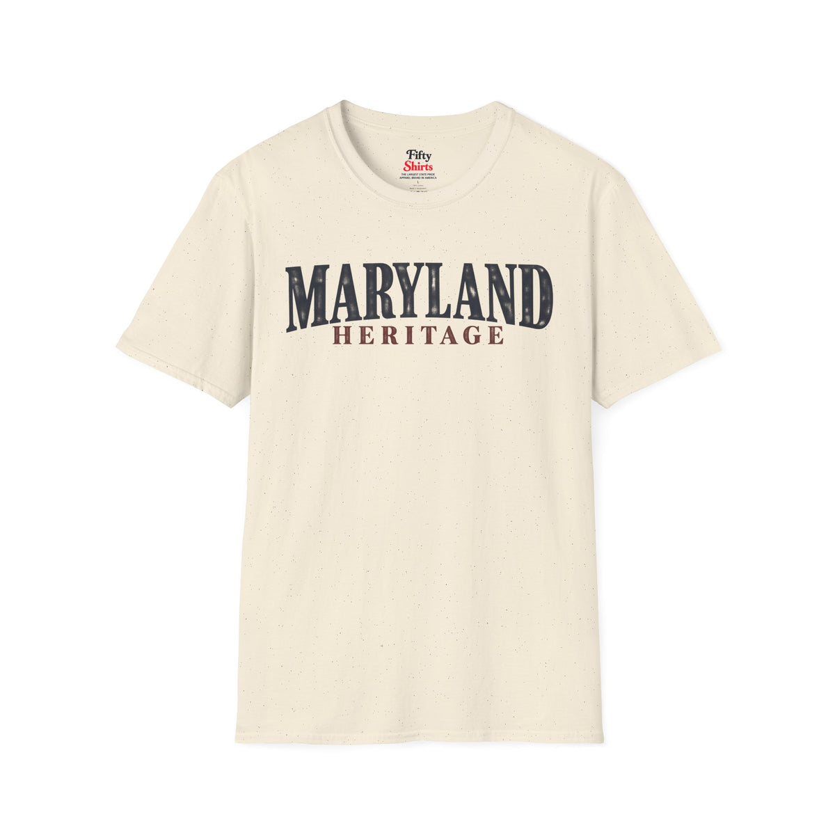 Maryland Heritage Unisex Softstyle T Shirt State Name Graphic Tee