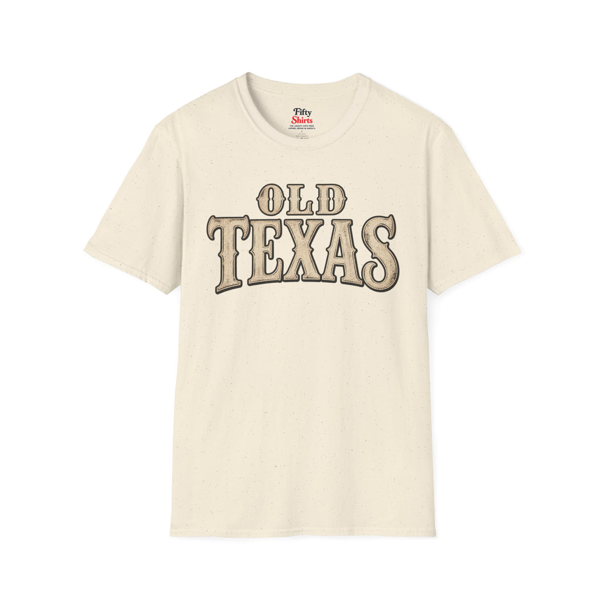 Old Texas Unisex Softstyle T Shirt State Name Graphic Tee