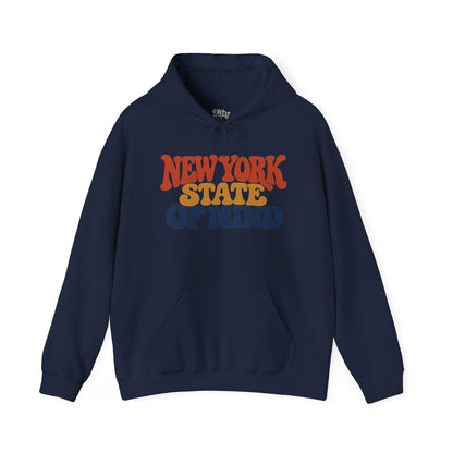 New York State Of Mind Unisex Hoodie State Name Graphic