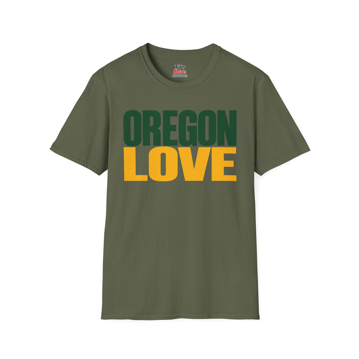 Oregon Love Unisex Softstyle T Shirt State Name Graphic Tee