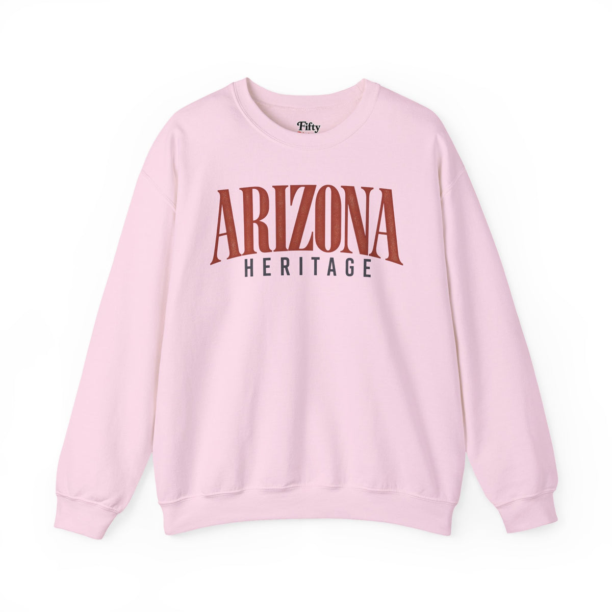 Arizona Heritage Unisex Crewneck Sweatshirt State Name Graphic