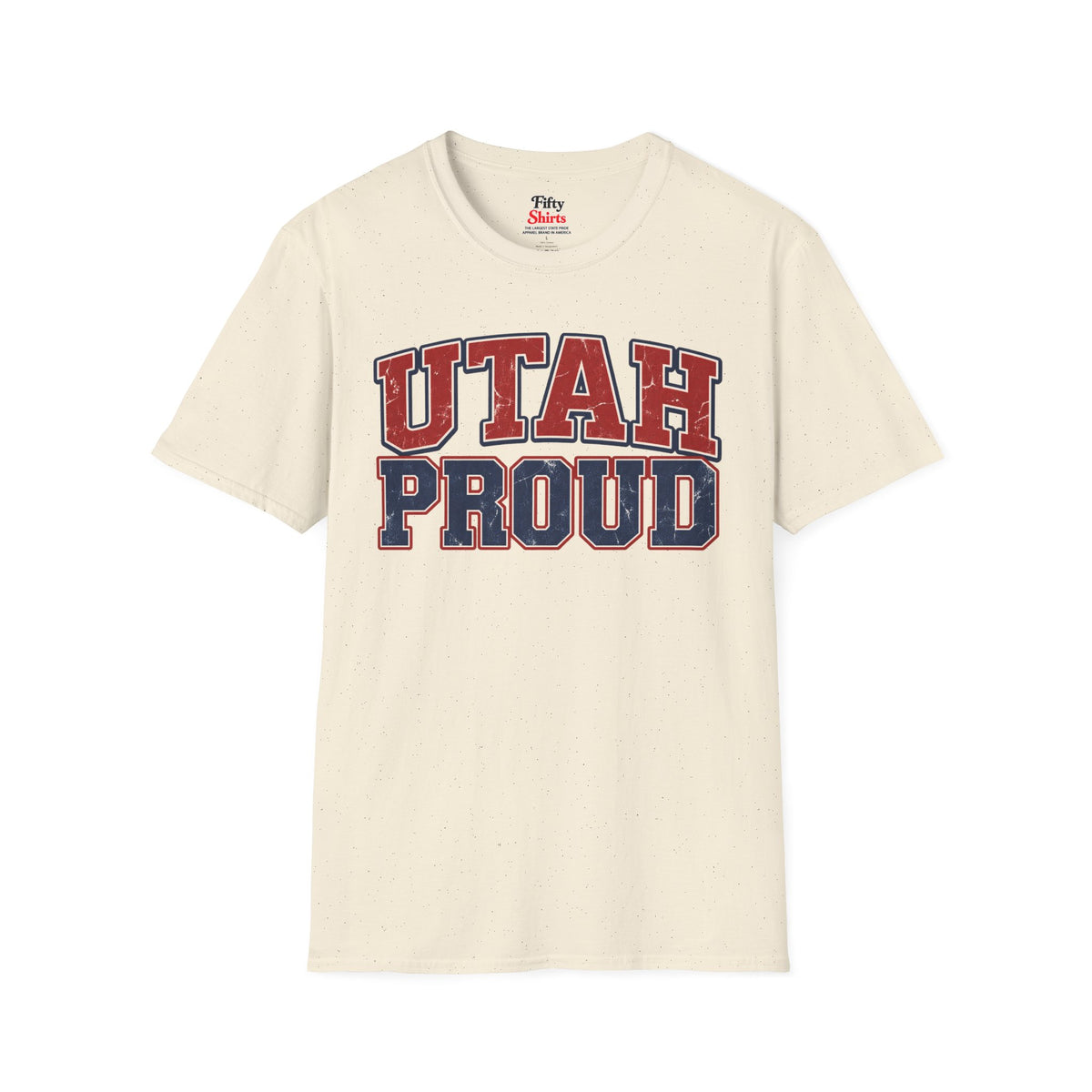 Utah Proud Unisex Softstyle T Shirt State Name Graphic Tee