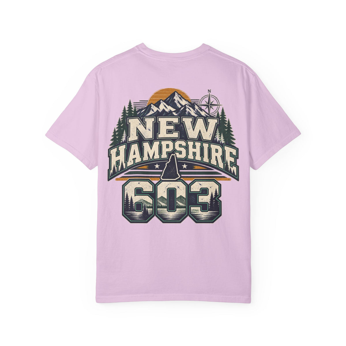 New Hampshire 603 Unisex Comfort Color 1717 Streetwear Graphic Tee