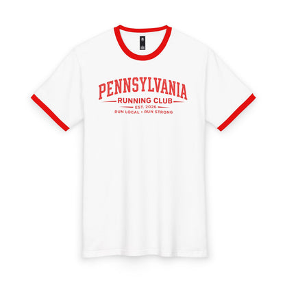 Pennsylvania Running Club 2026 All State Men's Staple Ringer Tee