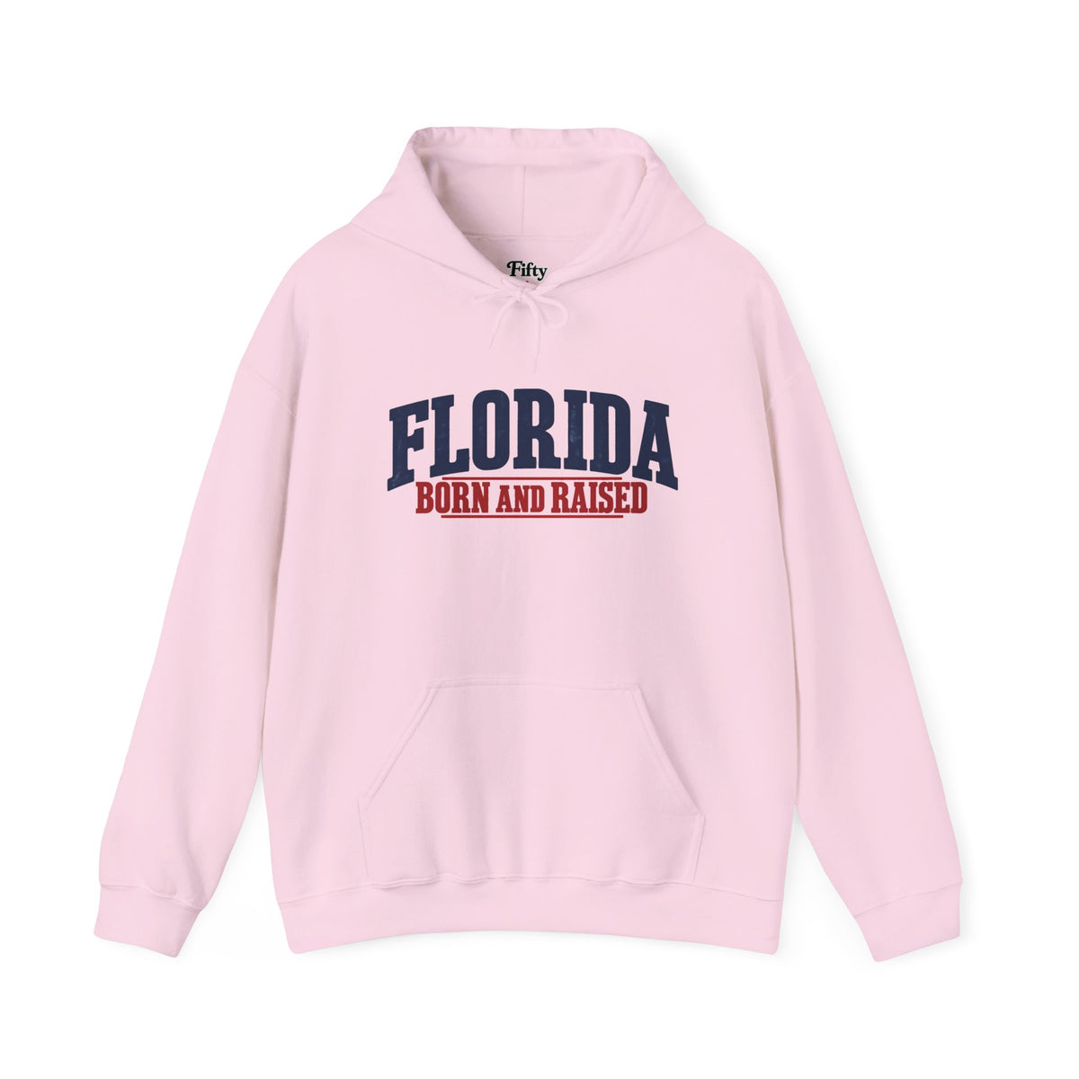 Florida Born and Raised Classic Americana Unisex Hoodie Graphic