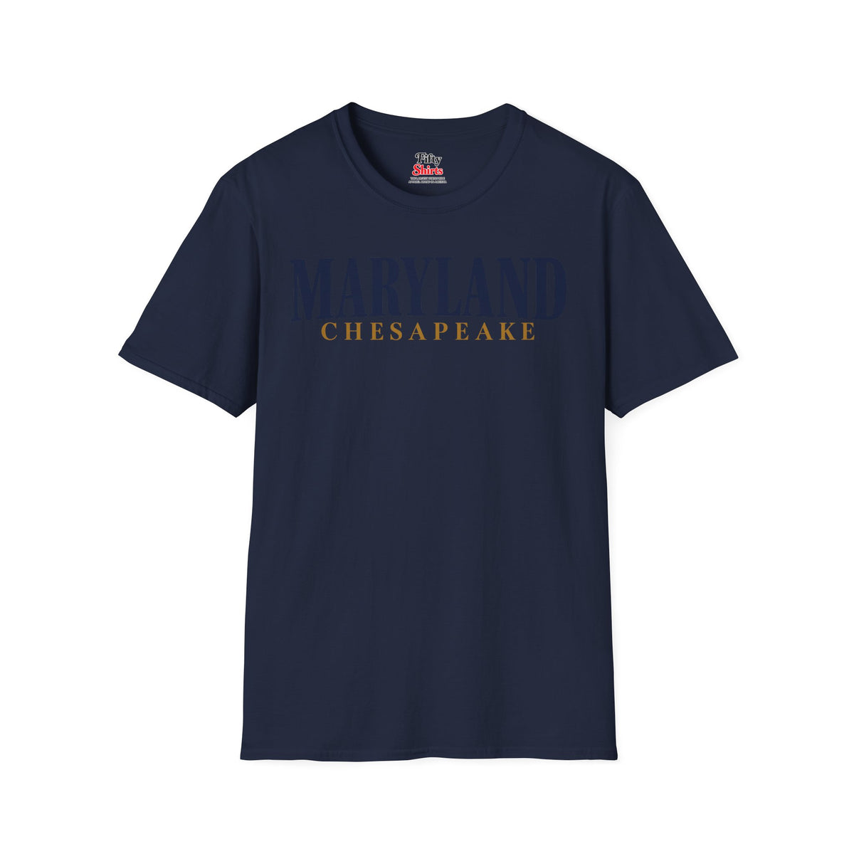 Maryland Chesapeake Unisex Softstyle T Shirt State Name Graphic Tee