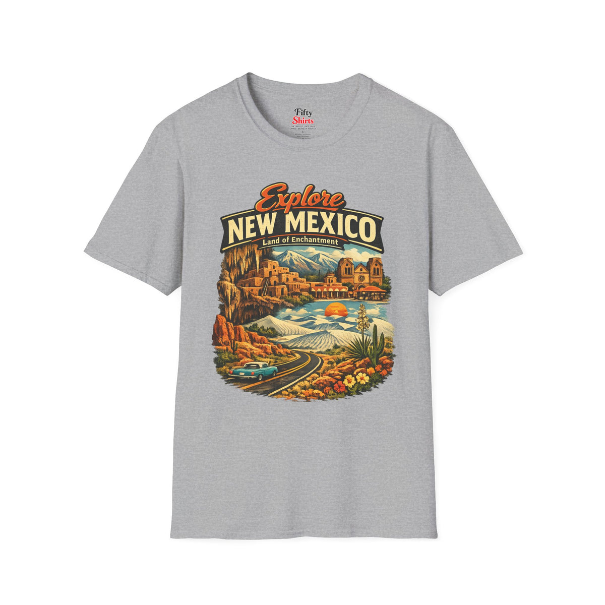 Explore New Mexico Unisex Softstyle T Shirt State Pride Graphic Tee Collections FS03