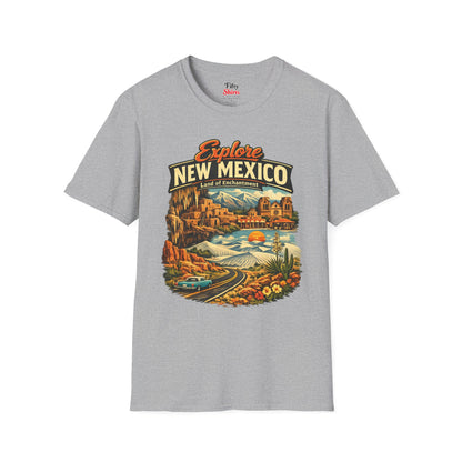 Explore New Mexico Unisex Softstyle T Shirt State Pride Graphic Tee Collections FS03