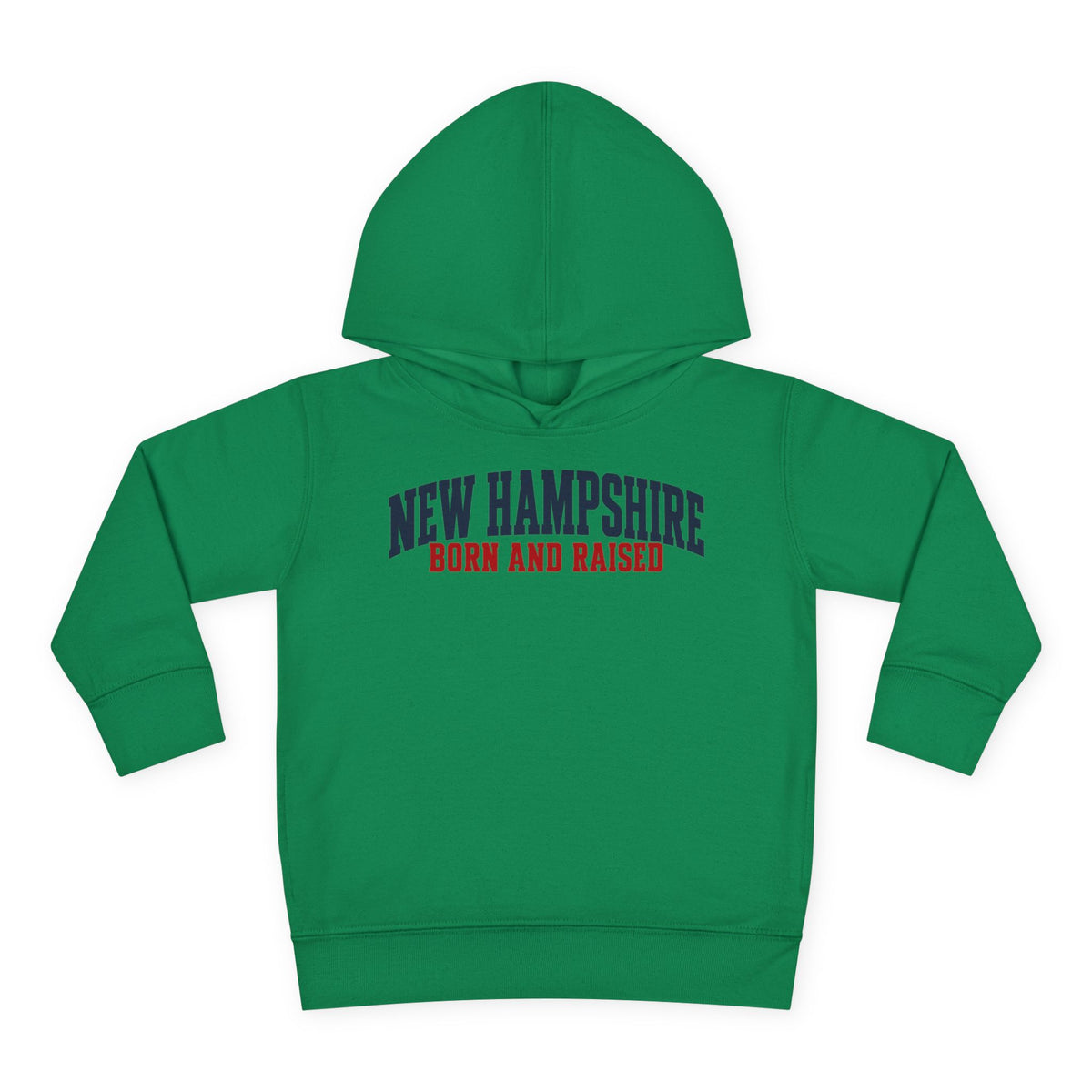 New Hampshire Born and Raised Minimal Heritage Unisex Pullover Fleece Hoodie