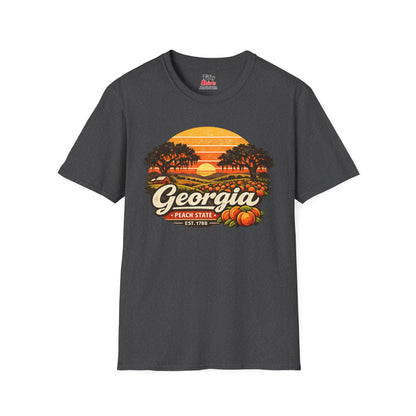 Georgia Southern Sunset Unisex Softstyle T Shirt State Pride Graphic Tee Collections FS03