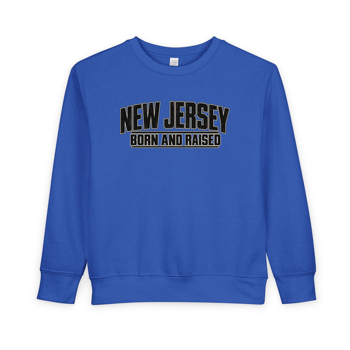 New Jersey Born and Raised Modern Streetwear Unisex Toddler Sweatshirt