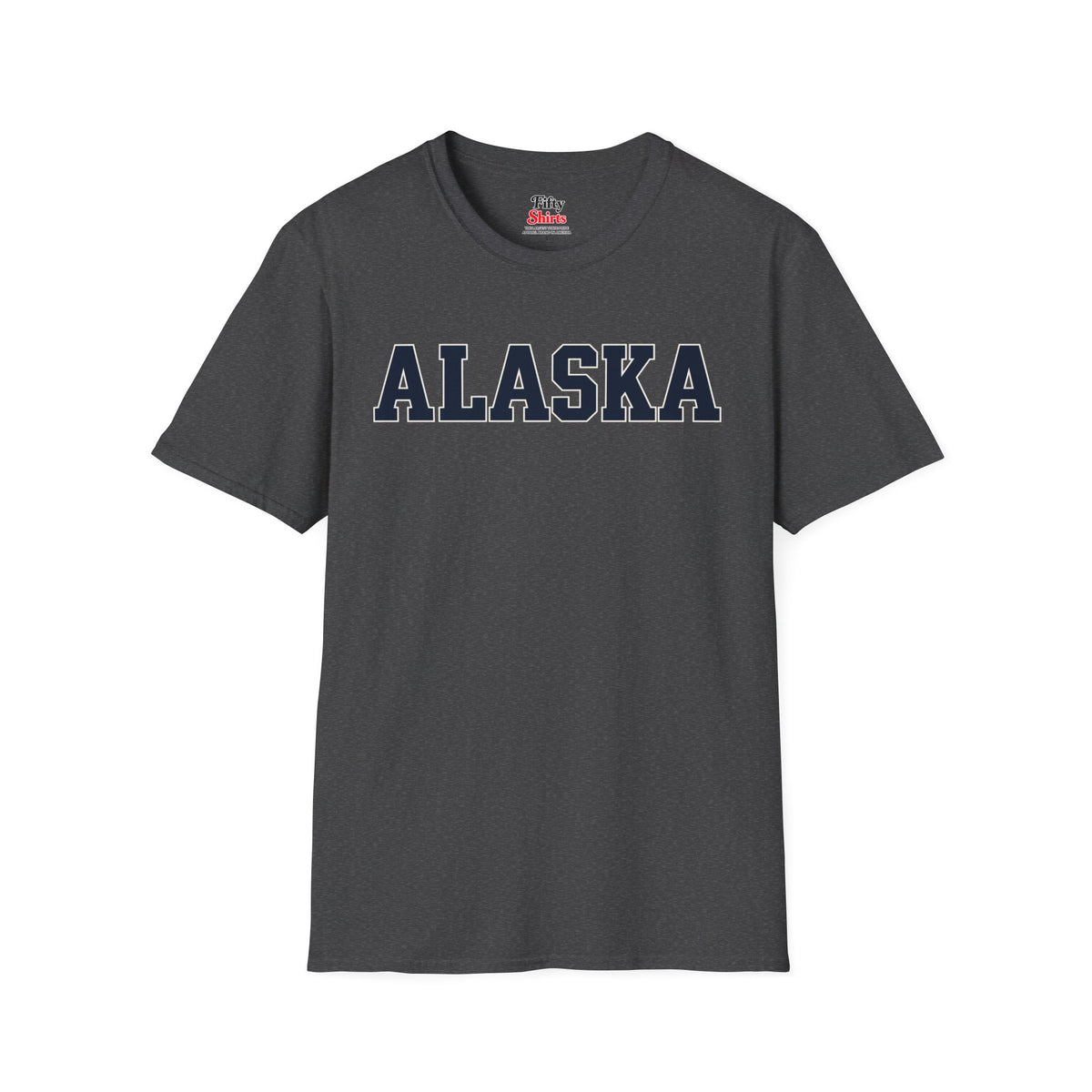 Alaska Unisex Softstyle T Shirt State Name Graphic Tee