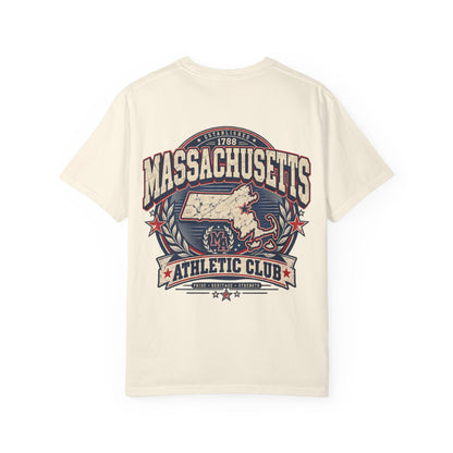 Massachusetts Athletic Club Unisex Comfort Color 1717 Streetwear Graphic Tee