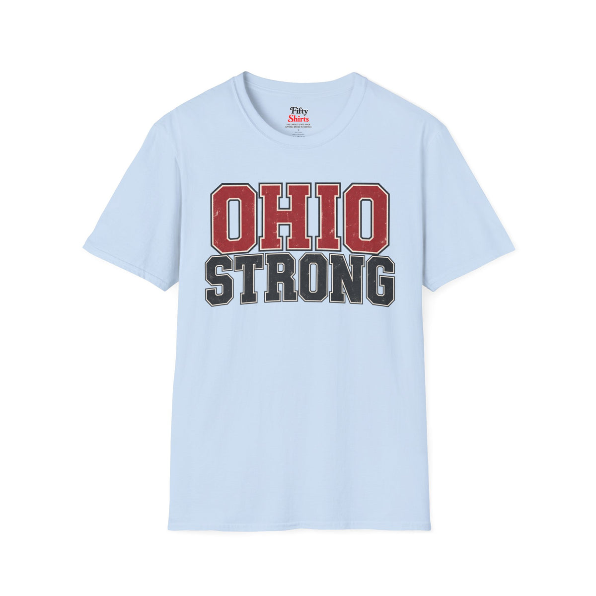 Ohio Strong Unisex Softstyle T Shirt State Name Graphic Tee