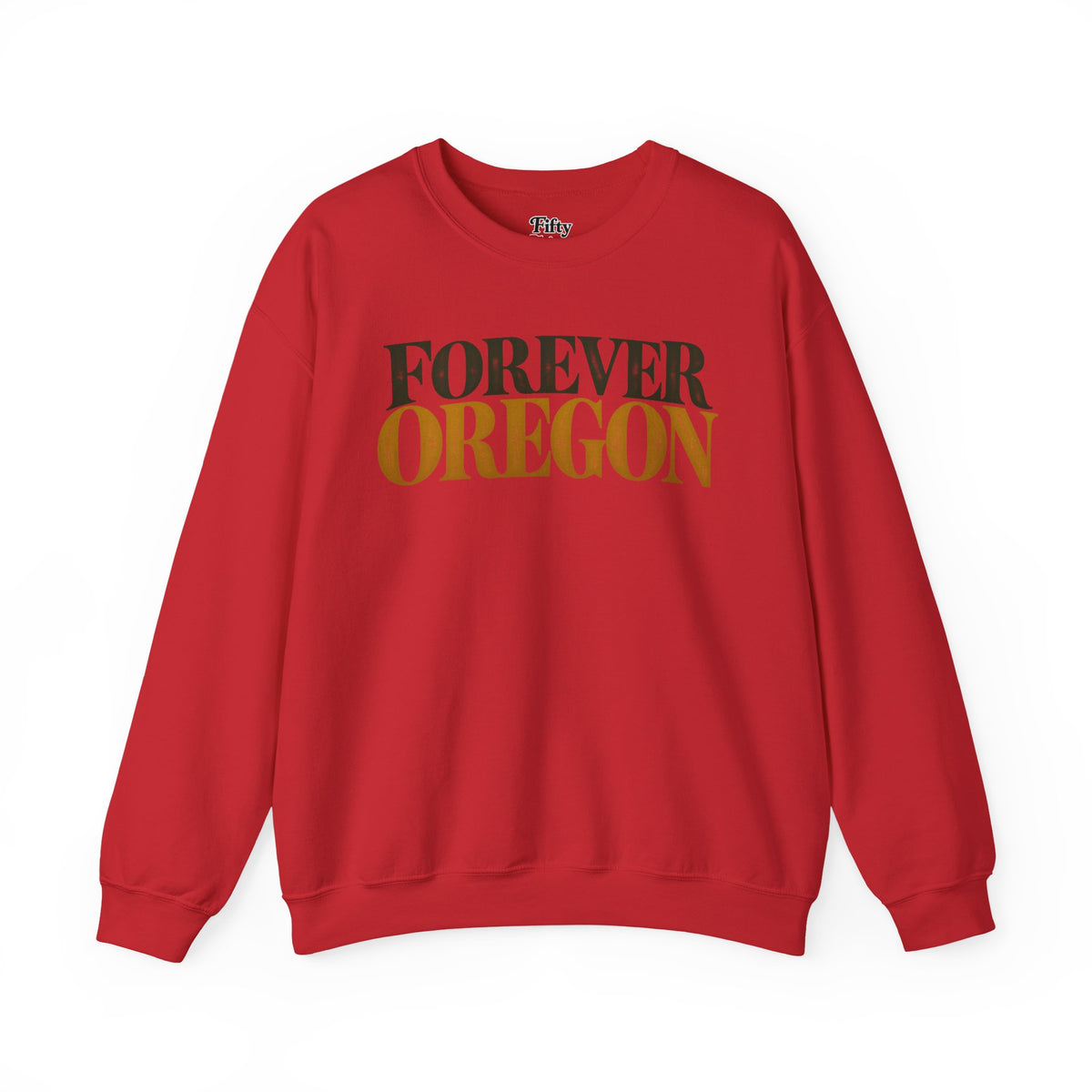 Forever Oregon Unisex Crewneck Sweatshirt State Name Graphic