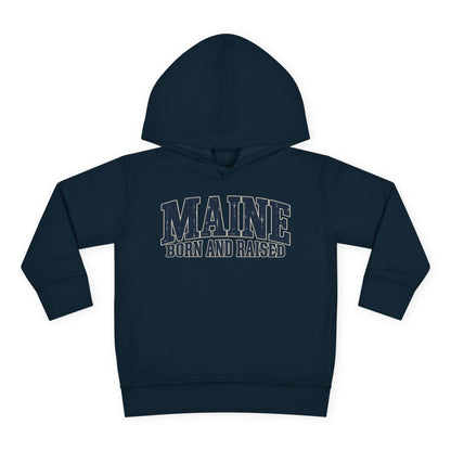 Maine Born and Raised Coastal Heritage Unisex Toddler Pullover Fleece Hoodie