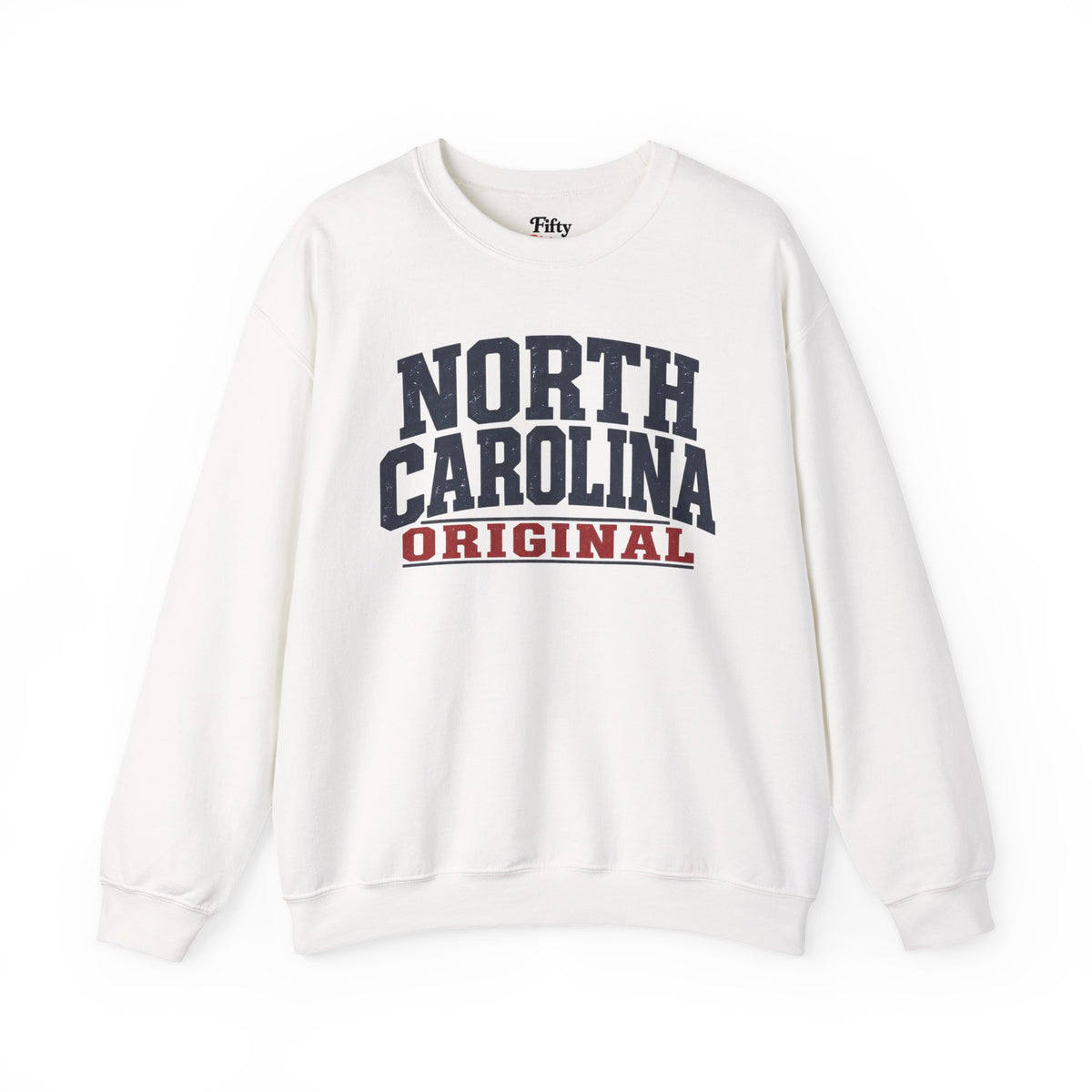 North Carolina Original Unisex Crewneck Sweatshirt State Name Graphic