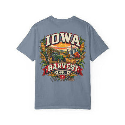 Iowa Harvest Club Unisex Comfort Color 1717 Streetwear Graphic Tee