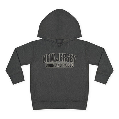 New Jersey Born and Raised Modern Streetwear Unisex Toddler Pullover Fleece Hoodie