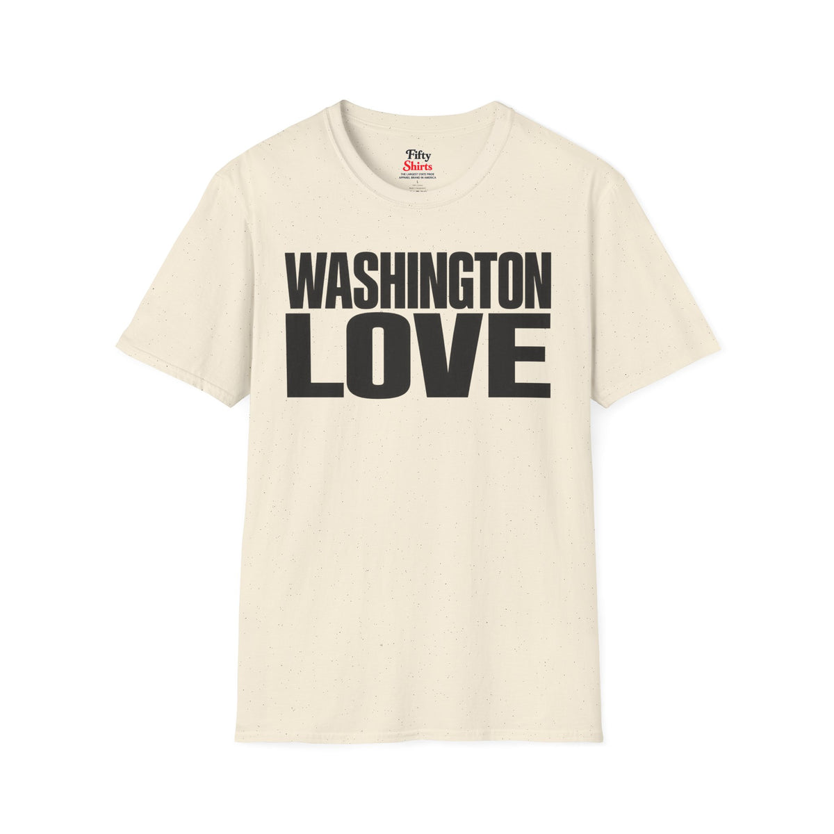 Washington Love Unisex Softstyle T Shirt State Name Graphic Tee